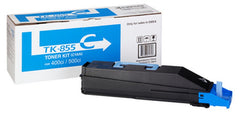 Kyocera TK855C Cyan Cartucho de Toner Original - 1T02H7CEU0/TK855C