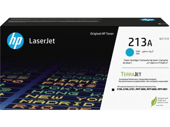 HP W2131A Cyan Cartucho de Toner Original - 213A - Loja do Tinteiro