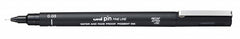 Uni-ball PIN003 Rotulador Calibrado - Punta Poliacetal 0.03mm - Tinta Pigmentada Resistente al Agua y Luz - Color Negro