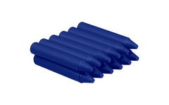 Jovi Estuche de 12 Ceras - No Manchan - No Huelen - Resistentes - Deslizan Bien - Faciles de Afilar - Desarrollan Motricidad Fina - Color Azul