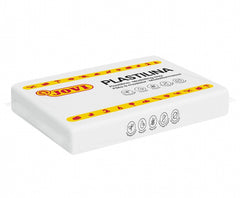 Jovi Caja de 15 Pastillas de Plastilina 350gr - Pasta Vegetal - No Se Seca - sin Gluten - Inocua - Facil de Moldear - Ideal para Figuras Voluminosas - Color Blanco