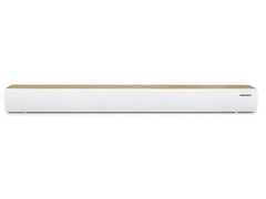 Thomson SB401BT Barra de Sonido 200W - Bluetooth 5.0 - Entrada de Audio de TV, Optica, AUX-IN de 3,5mm y Lector USB - Color Madera/Blanco
