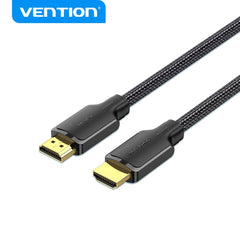 Cabo Vention HDMI 2.0 4K - Resolução 4K a 60Hz - Suporte 3D - Sincronização de áudio/vídeo - Conectividade universal - Cor preta