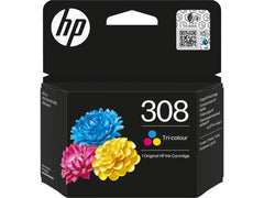 Cartucho de tinta original a cores HP 308 - 7FP2UE