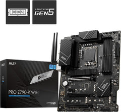 MSI Placa Base PRO Z790-P WIFI Intel 1700 4xDDR5-SDRAM - HDMI, DP, M.2, USB3.2, USB-C, ATX