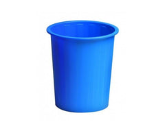 Faibo Papelera con Capacidad de 14L - Fabricada en Polipropileno - Paredes Cerradas - Apilable - Color Azul
