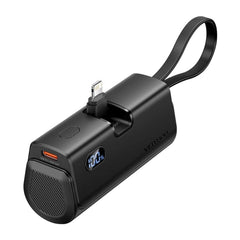 Vention PowerBank 4800mAh - Lightning - Carga Rapida 22.5W - Conector Plegable - Color Negro