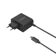 Coolbox Cargador Universal para Portatil 65W USB-C - Compatible con QC3.0 - TecnologÃa GaN - Cable de 1.20m