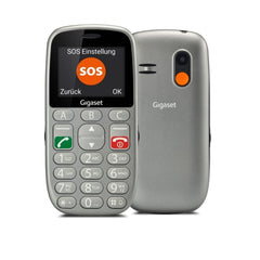 Gigaset GL390 Telefono Movil Para Mayores Pantalla 2.2" - Camara 0.3MP - Base de Carga - Color Gris