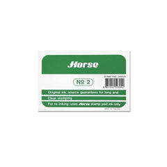 Horse Tampon Metalico Nº2 - Facil de Recargar - Resistente y Duradero - Color Verde