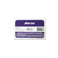 Horse Tampon Metalico Nº2 - Facil de Recargar - Resistente y Duradero - Color Violeta