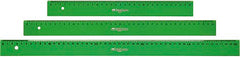 Faber-Castell Regla Tecnica Recta 30cm - Color Verde Transparente