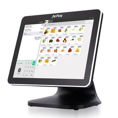 AVPos TPV K5000 Aluminio 15 Tactil - i7 - 8gb Memoria - SSD 128gb - VGA y HDMI - Color Negro