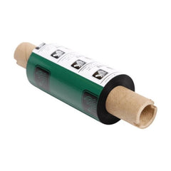 Embalagem de 12 fitas de transferência térmica Zebra 5095 Original - Resina - Largura 64 mm, Comprimento 74 m