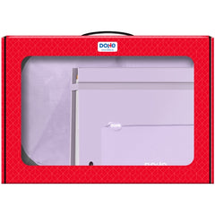 Dohe Serenity Pack de Mochila + Carpeta A4 Recambio + Portatodo Triple - Todo en un Maletin Perfecto para Regalo - Color Morado
