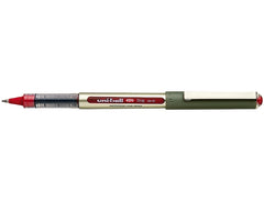 Uni-ball Eye Fine UB-157E Boligrafo de Tinta Liquida - Punta de Bola 0.7mm - Tinta Resistente al Agua y Luz - Sistema de Control de Tinta - Color Rojo