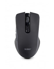Urban Factory Onlee Raton Bluetooth 2.4Ghz - 1000-2400dpi - Bateria Recargable de 280mAh - 6 Botones - Uso Ambidiestro - Color Negro