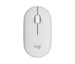 Logitech Pebble Mouse 2 M350s Raton Inalambrico USB 1000dpi - Multidispositivo - Uso Ambidiestro - Color Blanco