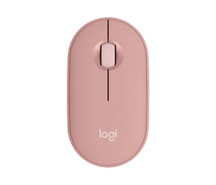 Logitech Pebble Mouse 2 M350s Raton Inalambrico USB 1000dpi - Multidispositivo - Uso Ambidiestro - Color Rosado