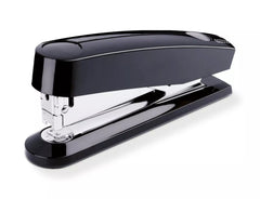 Novus B 7A Grapadora Automatica de Sobremesa + Caja de 200 Grapas 24/6 - Funcion Automatica para Grapar sin Esfuerzo hasta 8 Hojas - Grapa hasta 30 Hojas - Grapado Cerrado, Abierto y Clavado - Color Negro
