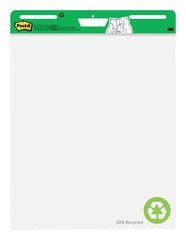 Post-It Super Sticky Pack de 2 Blocs de Reuniones - 30 Hojas por Bloc - Forma Rectangular - 635x762mm - Color Blanco