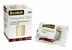 Scotch 550 Pack de 10Â Cintas Adhesivas 15mm x 66m - Transparente
