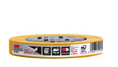3M Cinta de Enmascarar Profesional - Multisuperficie - 18mm x 50m - 100% PEFC - Color Naranja