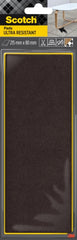 Scotch Almohadillas de Fieltro Adhesivas - Ultra Resistentes - 215x80mm - Paquete de 1 - Color Negro
