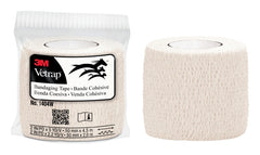 3M Vetrap Venda Cohesiva - 5cm x 4.5m - Flexible - Transpirable - Autoadhesiva - Color Blanco