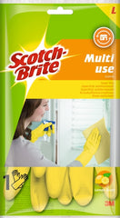 Scotch-Brite Pack de 2 Guantes Multiuso - Talla L - Color Amarillo