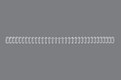 GBC Wirebind Pack de 100 Alambres de Encuadernacion 6mm para Paso 3:1 Redondo o Cuadrado - Formato A4 - Para 34 Orificios - Encuaderna hasta 55 Hojas - Color Blanco