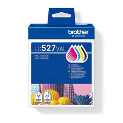 Brother LC527VAL Pack de 4 Tinteiros Original (BK/C/M/Y) - LC527VAL