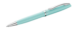 Pelikan Jazz Pastel Boligrafo con Mecanismo de Giro - Punta Mediana - Cuerpo Lacado - Recargable - Color Menta Pastel