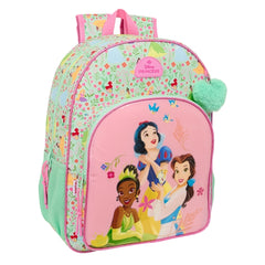 Safta Pricesas Disney "Bloom" Mochila - Adaptable a Carro - Asa de Mano - 33x42x14cm - Color Verde
