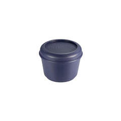 Milan Coleccion 430 Fiambrera Redonda 0.25L - Apta para Microondas, Lavavajillas y Congelador - Libre de BPA - Medidas 10 Ø x 7cm - Color Azul