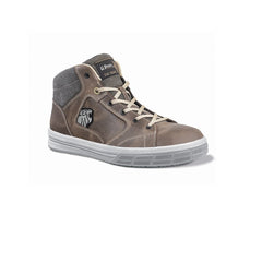 Upower Safari S Calzado de Seguridad Altos - Talla 45 - Empeine Piel Engrasada Hidrofuga, Puntera Aluminio Resistente, Suelas Antideslizantes, Proteccion S3S FO SR - Color Marron