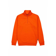Upower Tautra Sudadera de Trabajo Confortable y Duradera - Talla 4XL - Polialgodon Perchado, Media Cremallera, Cuello Ajustable, Detalles en Canale Elastico, Proteccion DPI1 - Color Naranja