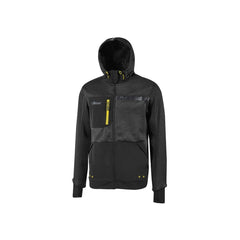 Upower Galaxy Sudadera de Trabajo con Capucha - Talla 5XL - Transpirable, Secado Rapido, Bolsillos con Drenaje, Banda Reflectante, Proteccion DPI1, Orificio para Reloj - Color Negro Carbon