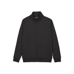 Upower Anuta Sudadera con Cremallera Completa - Talla 2XL - Suave French Terry, Transpirable y Resistente, Mangas Ranglan, Puños y Dobladillo Elasticos, Costuras Pespunteadas - Color Negro Carbon