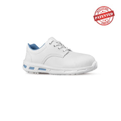 Upower Zelda O Calzado de Seguridad Bajos - Talla 43 - Puntal de Composite, Suela Antideslizante, Proteccion S2 FO SR - Color Blanco