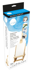 Daler Rowney Simply Pack de 38 Piezas - Set Creativo - Acuarela - Caballete - Colores Surtidos