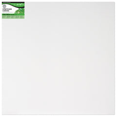 Daler Rowney Simply Bastidor Entelado - 100x100cm - Imprimacion Triple - Grano Medio - 100% Algodon sin Acido - 250g - Color Blanco
