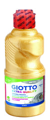 Giotto Extra Quality Metal Tempera - 250ml - Lispa para el Uso - Botella Bio Pet - Color Oro