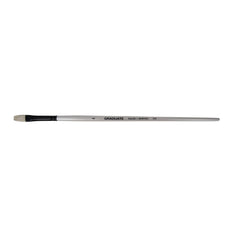 Daler Rowney Graduate Pincel para Oleo - Pelo de Cerda Natural - Mango Largo - Plano - N° 4