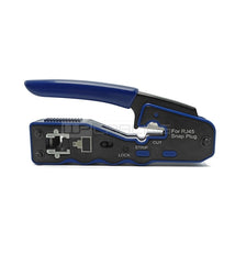 WP Crimpadora para RJ45 con Pelacables - Color Negro y Azul