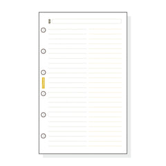 Finocam C354 Recambio Telefonico para Agendas Classic - Formato 603 - 79x127x5mm - Color Blanco