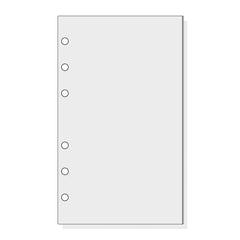 Finocam R465 Pack de 6 Fundas para Agendas Open - Transparentes - Formato 400 - 94x2x154mm - PVC - Color Gris Claro