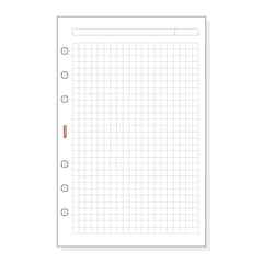 Finocam R540 Recambio para Agendas Open - Cuadriculado - Formato 500 - 117x5x181mm - Color Blanco
