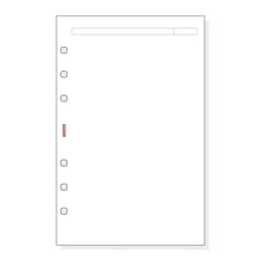 Finocam R542 Recambio para Agendas Open - Liso - Formato 500 - 117x5x181mm - Color Blanco