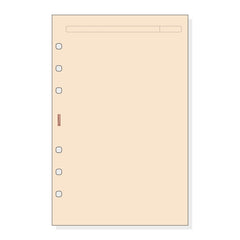 Finocam R543 Recambio para Agendas Open - Liso - Formato 500 - 117x5x181mm - Color Crema